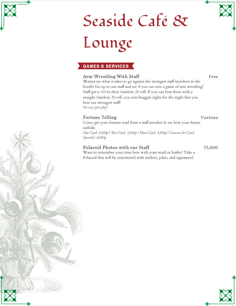 Games &amp; Services